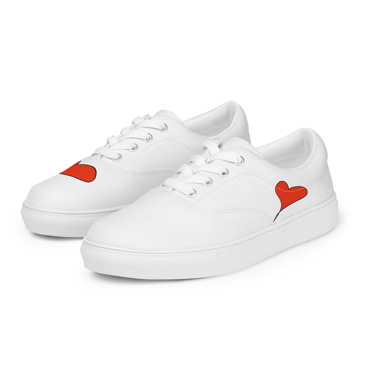 HEarts Men's lace-up canvas shoes