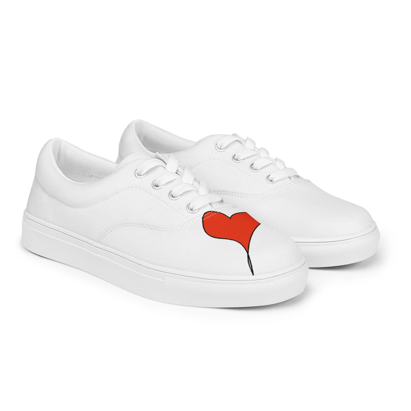 HEarts Men's lace-up canvas shoes